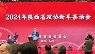 陕西省政协举行新年茶话会 